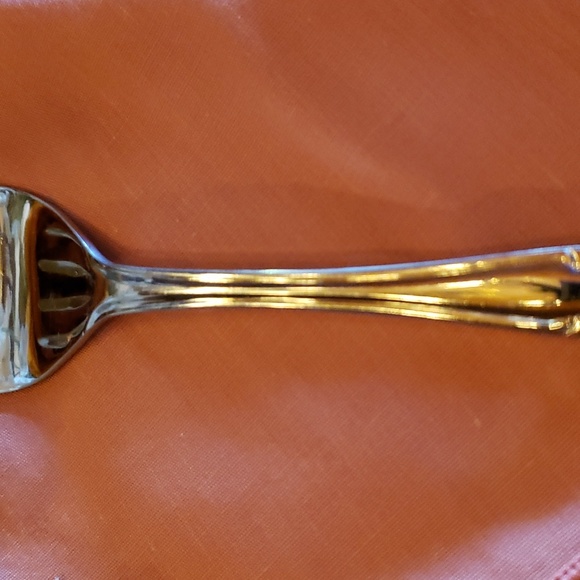 ESTIA GOURMET Cascade Floral 8 Inch Stainless Steel Cold Meat Serving Fork NWOT - Picture 6 of 7